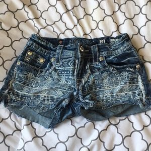 Miss Me Aztec Print Shorts